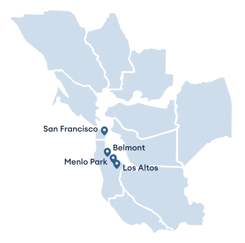 Pacific Anxiety Group office locations in California.