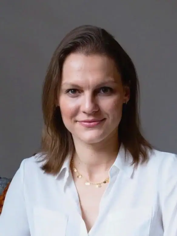 Professional portrait of Zlatena Theodore Psy.D. at Pacific Anxiety Group, mental health expert.